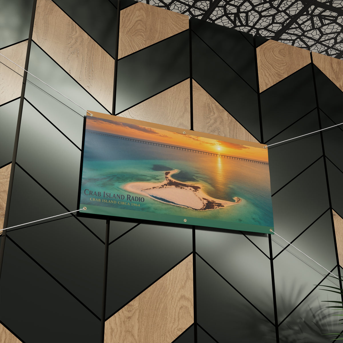 Matte Banner – Island Sunset