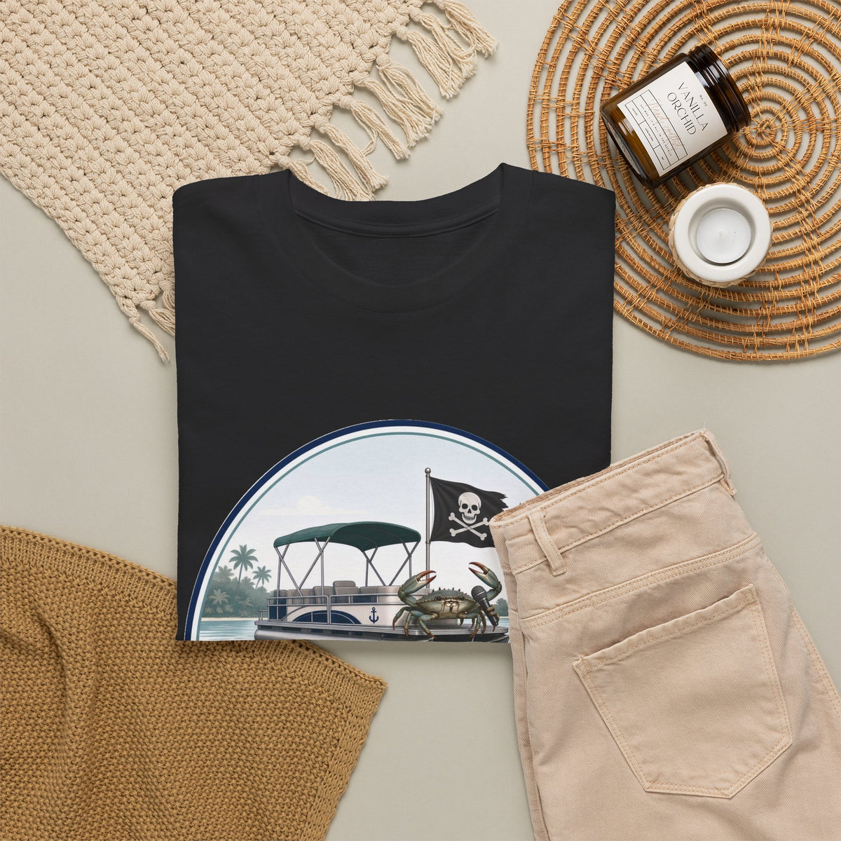 Crab Island Radio — Coffee Pot Jog Tee