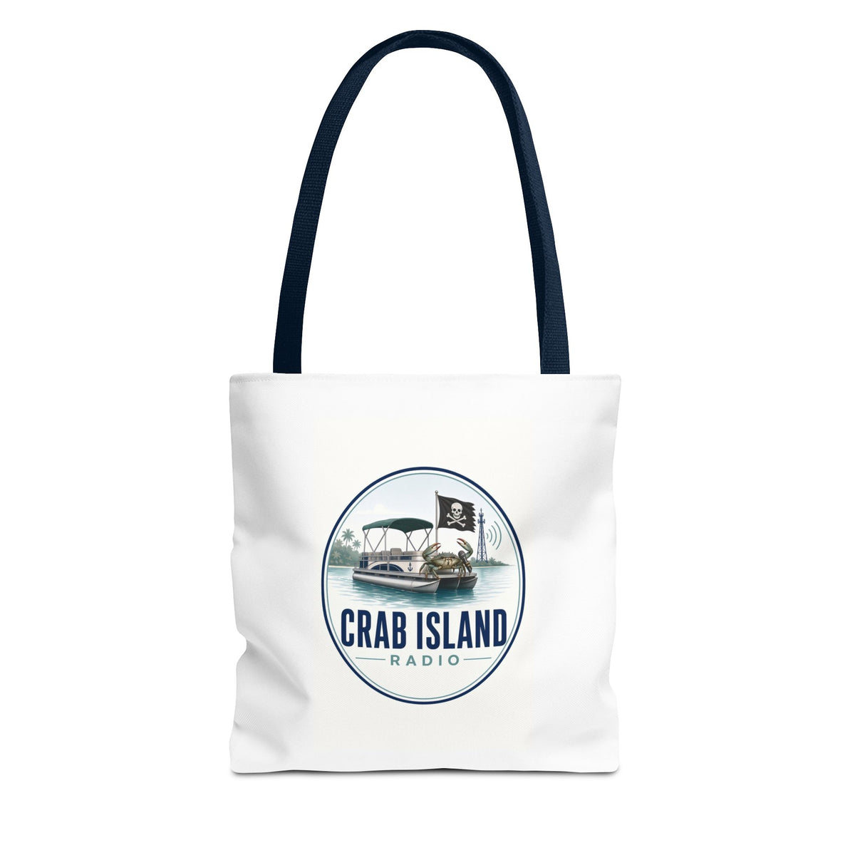 Tote Bag (AOP) – Crab Island Radio