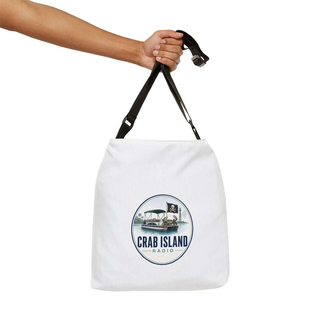 Adjustable Tote Bag (AOP) – Crab Island Radio