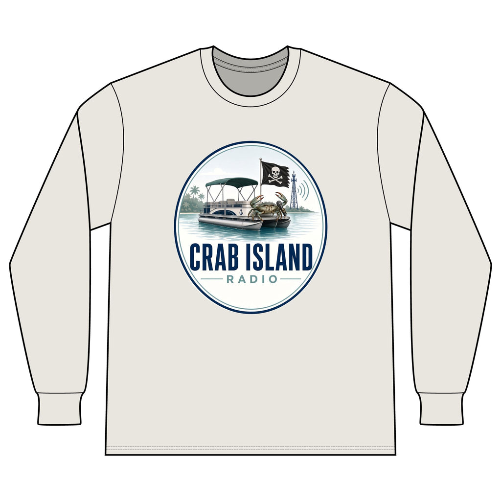 Men's Cotton Long-sleeve – Crab Island Radio