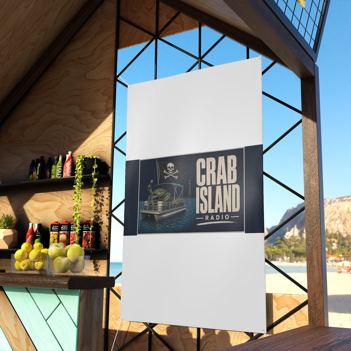 Matte Banner – Pirate Crab