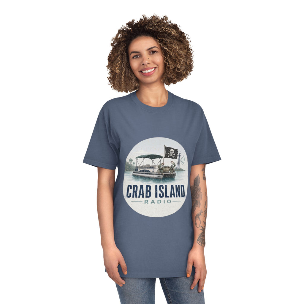Unisex Faded Shirt – Crab Island Radio
