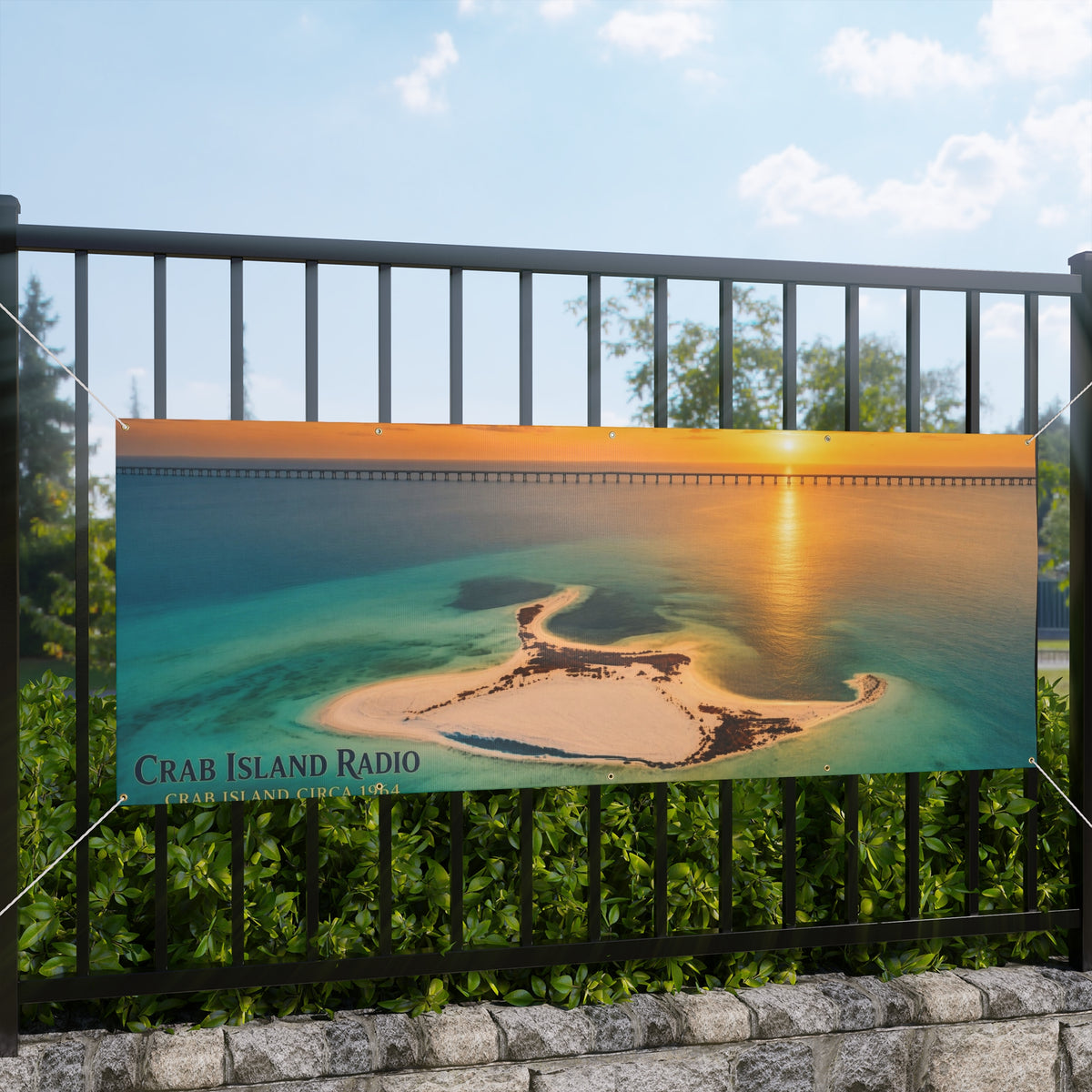 Matte Banner – Island Sunset