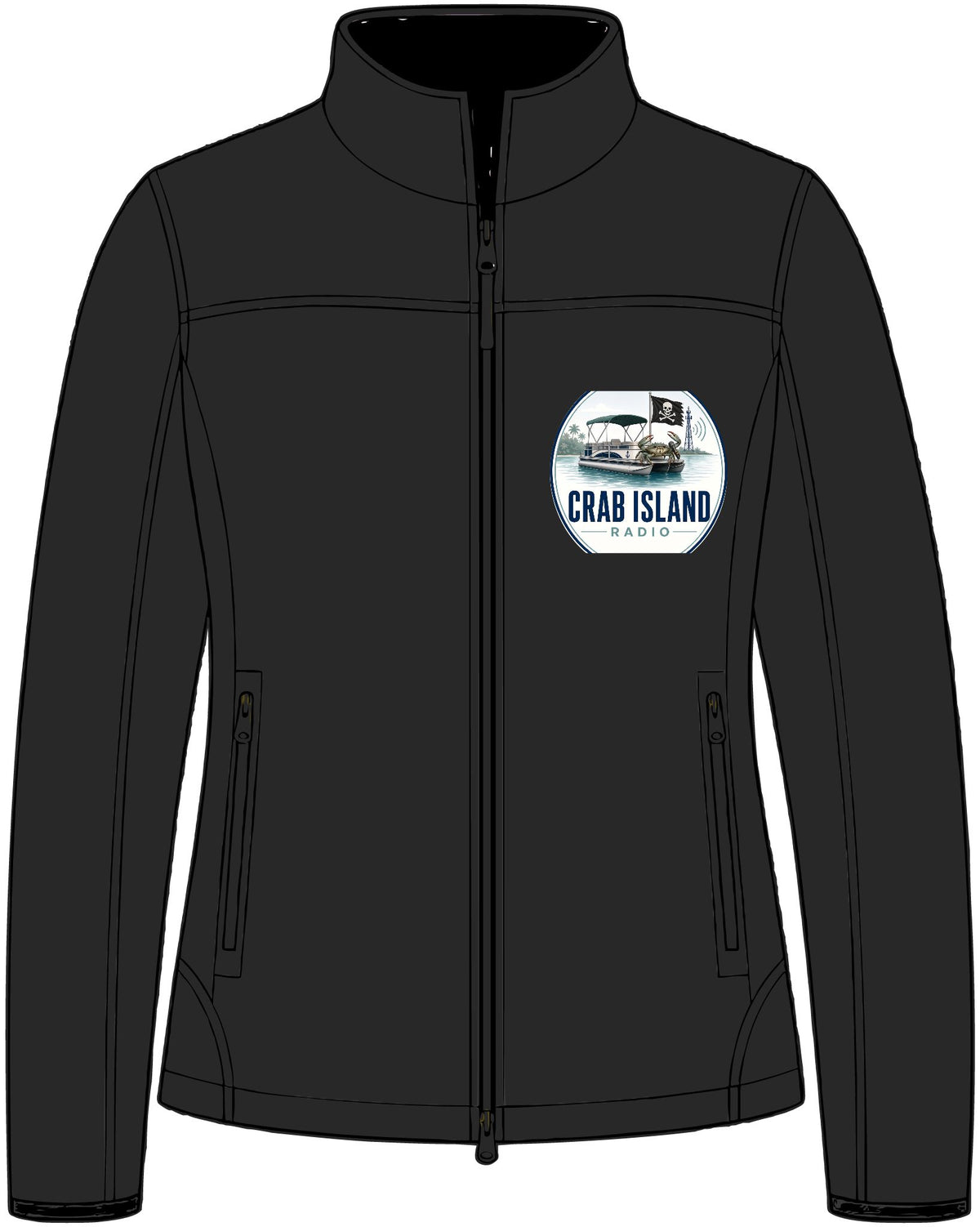 Women's Glacier Soft Shell Jacket – Crab Island Radio