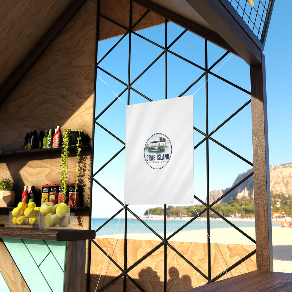 Matte Banner – Crab Island Radio