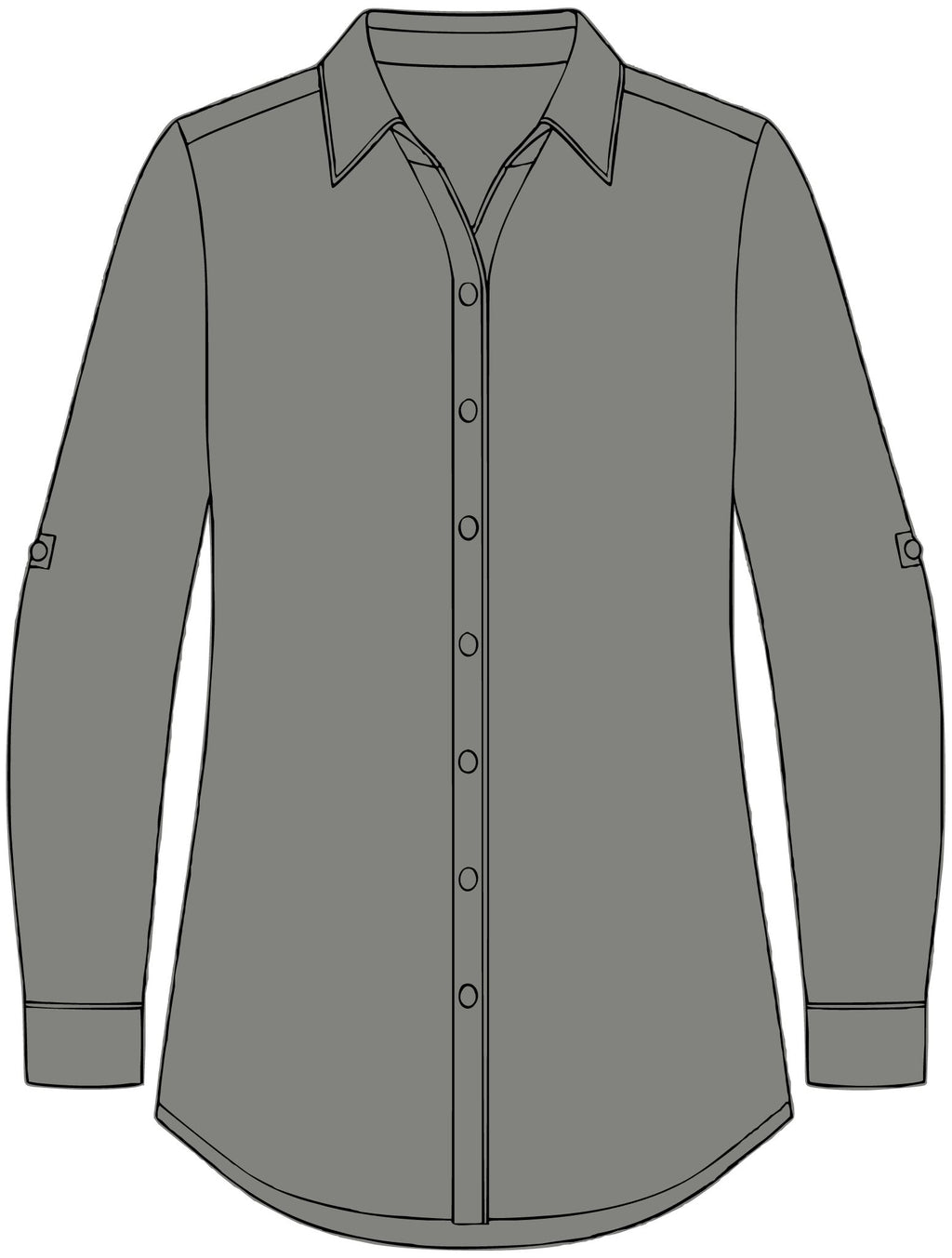 Women's Plaid Flannel Tunic – Crab Island Radio