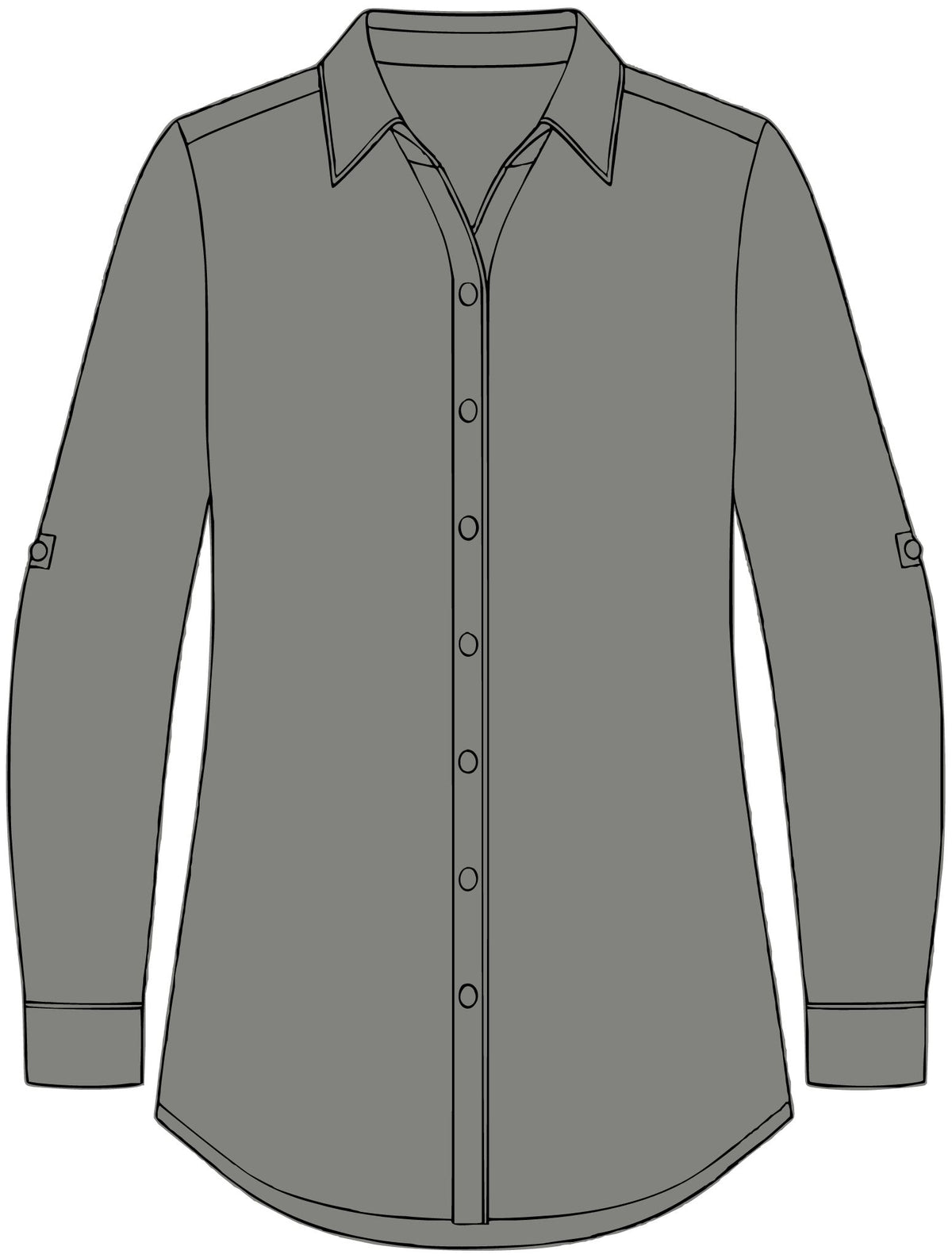 Women's Plaid Flannel Tunic – Crab Island Radio