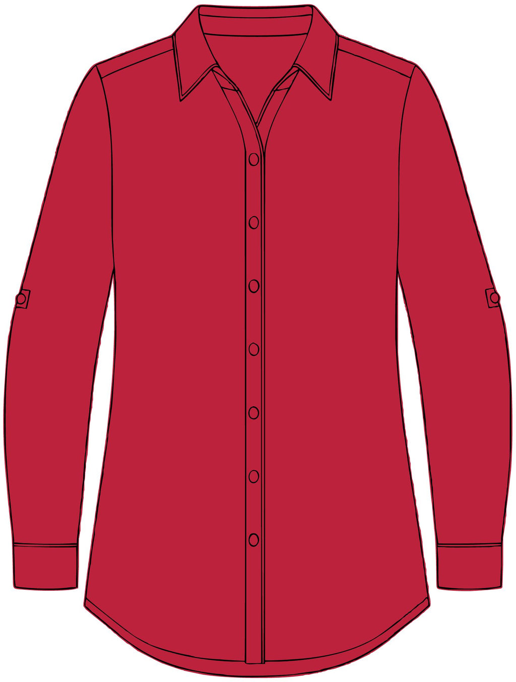 Women's Plaid Flannel Tunic – Crab Island Radio
