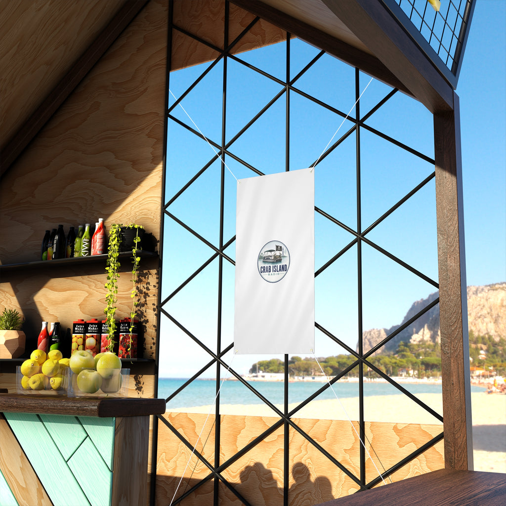 Matte Banner – Crab Island Radio