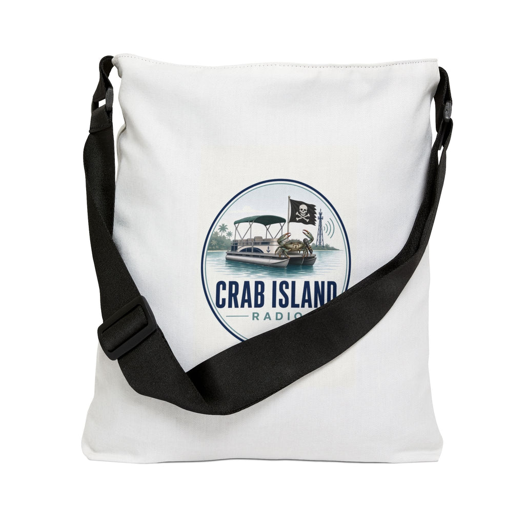 Adjustable Tote Bag (AOP) – Crab Island Radio
