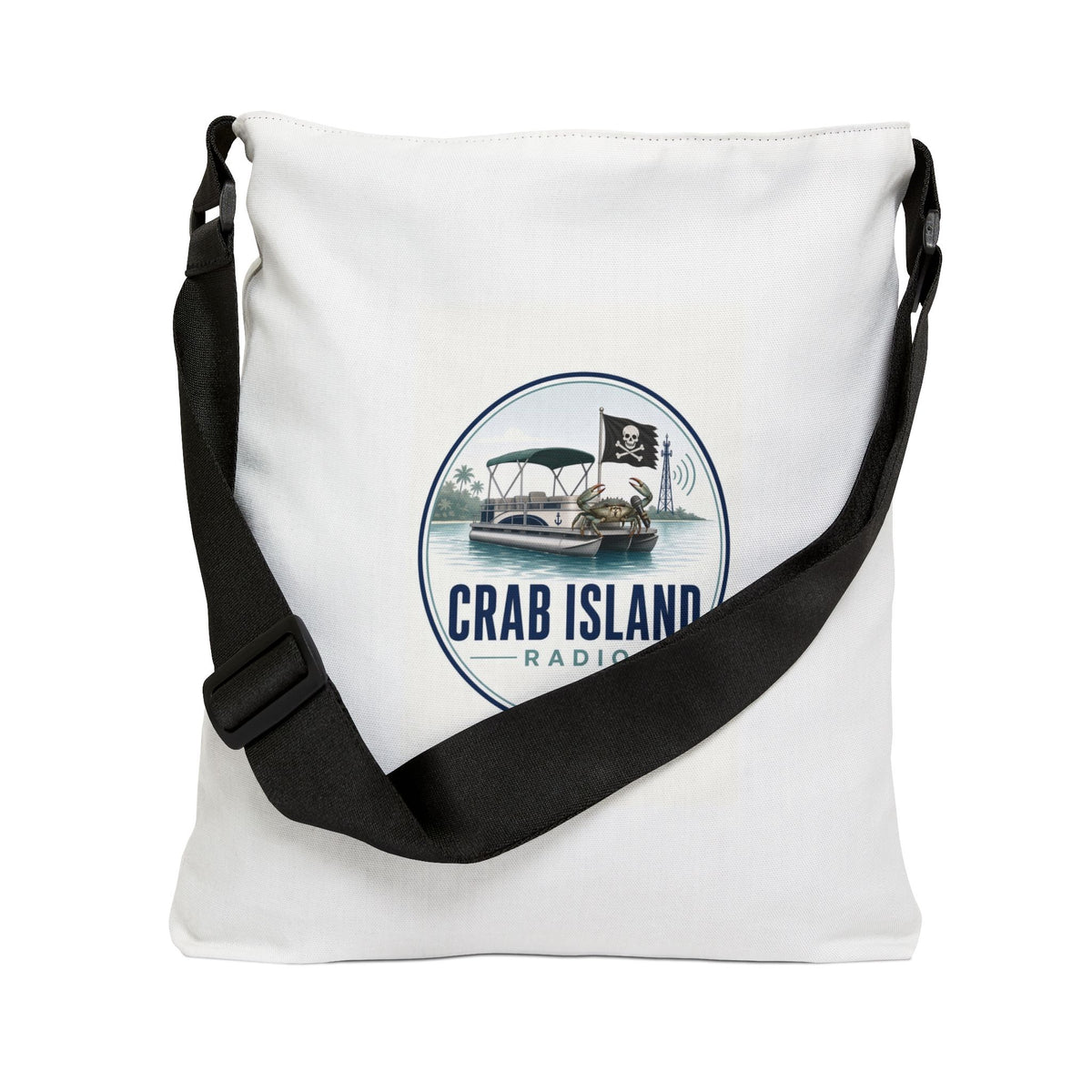 Adjustable Tote Bag (AOP) – Crab Island Radio