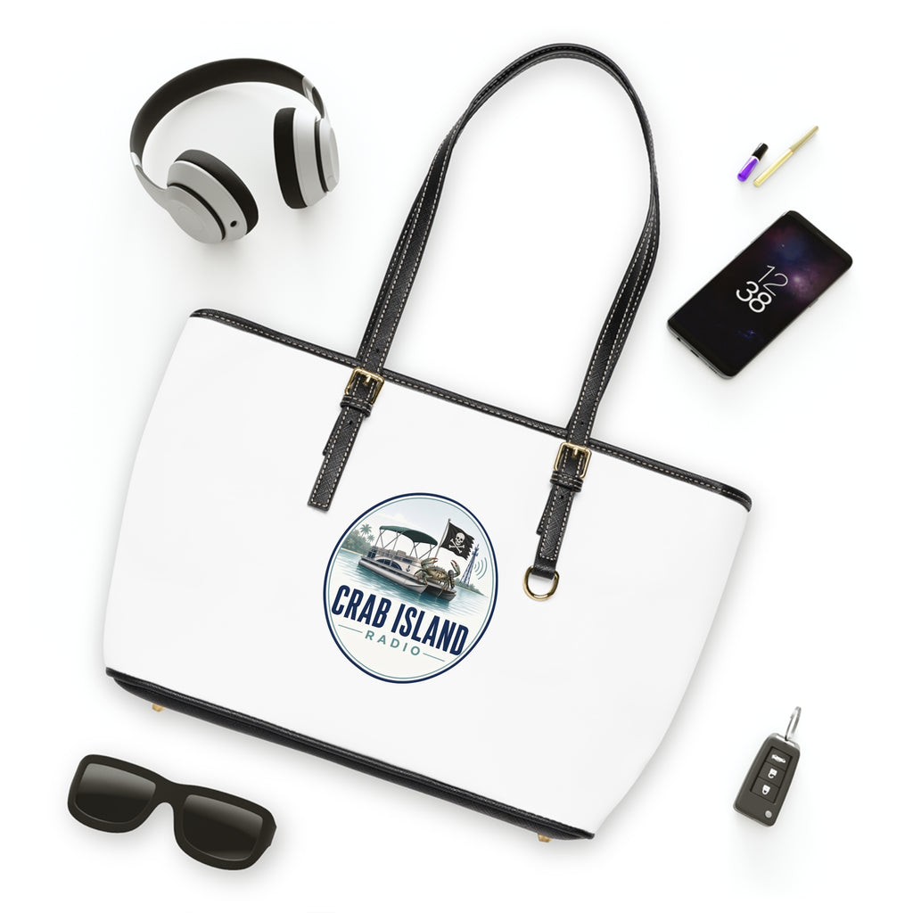 PU Leather Shoulder Bag – Crab Island Radio