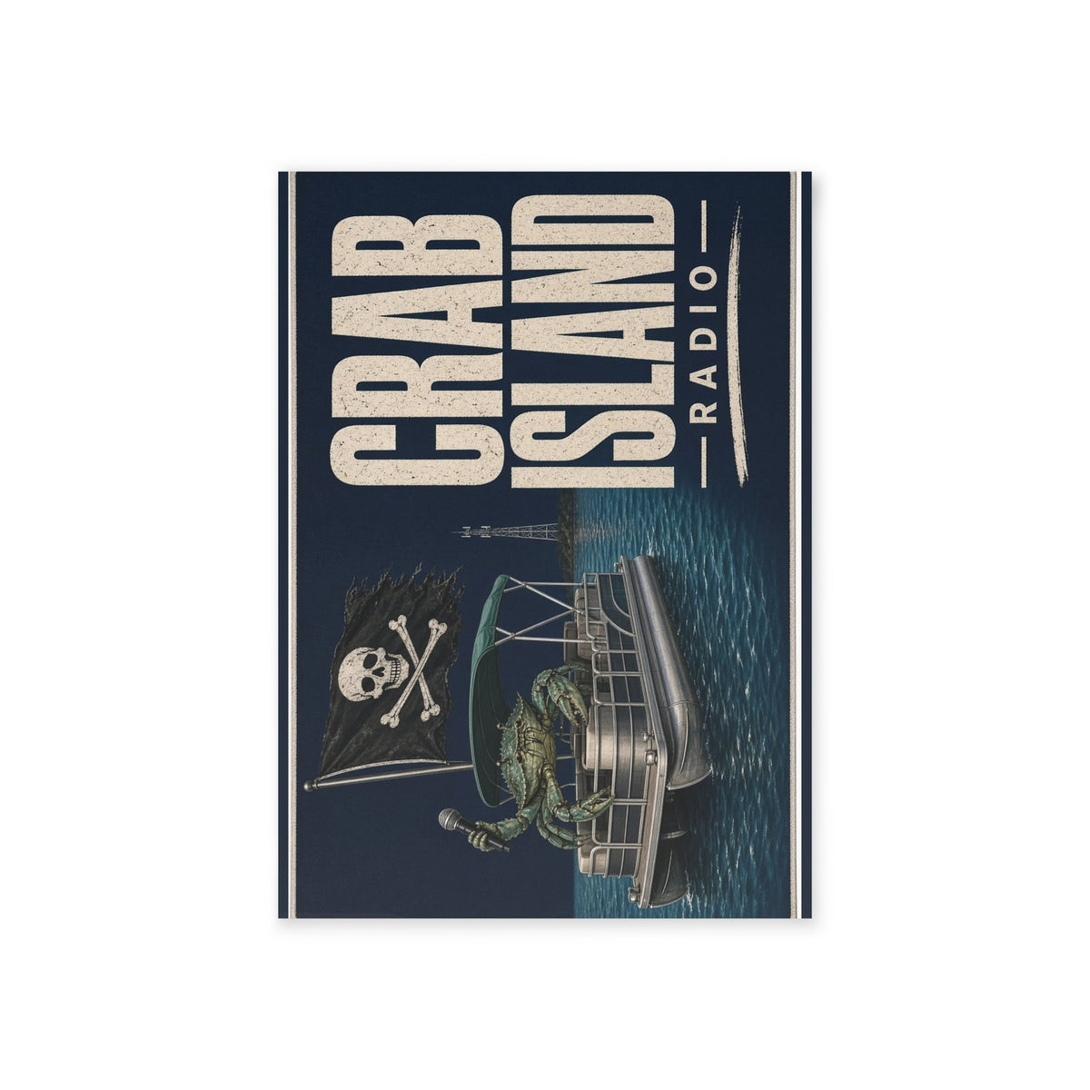 Holiday Cards (One-sided print) – Pirate Crab