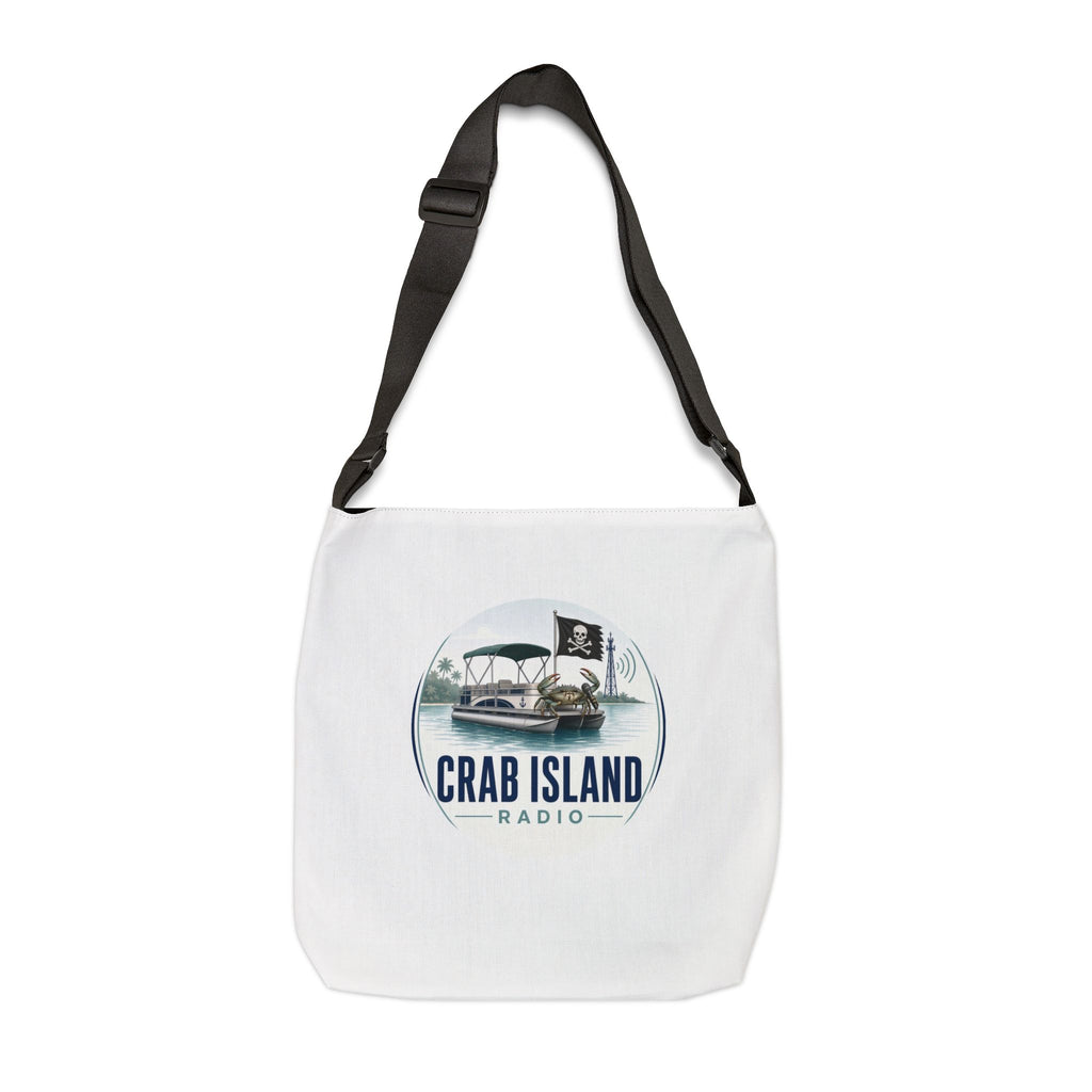 Adjustable Tote Bag (AOP) – Crab Island Radio