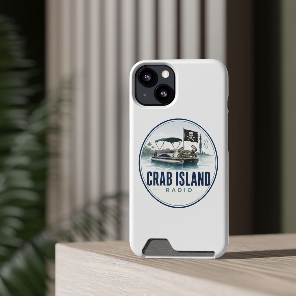 Phone Case With Card Holder – Crab Island Radio