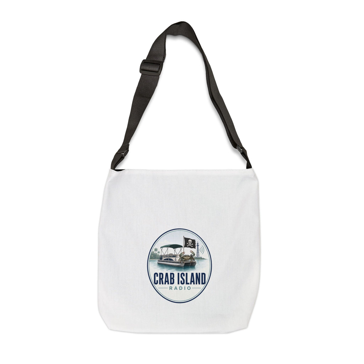Adjustable Tote Bag (AOP) – Crab Island Radio