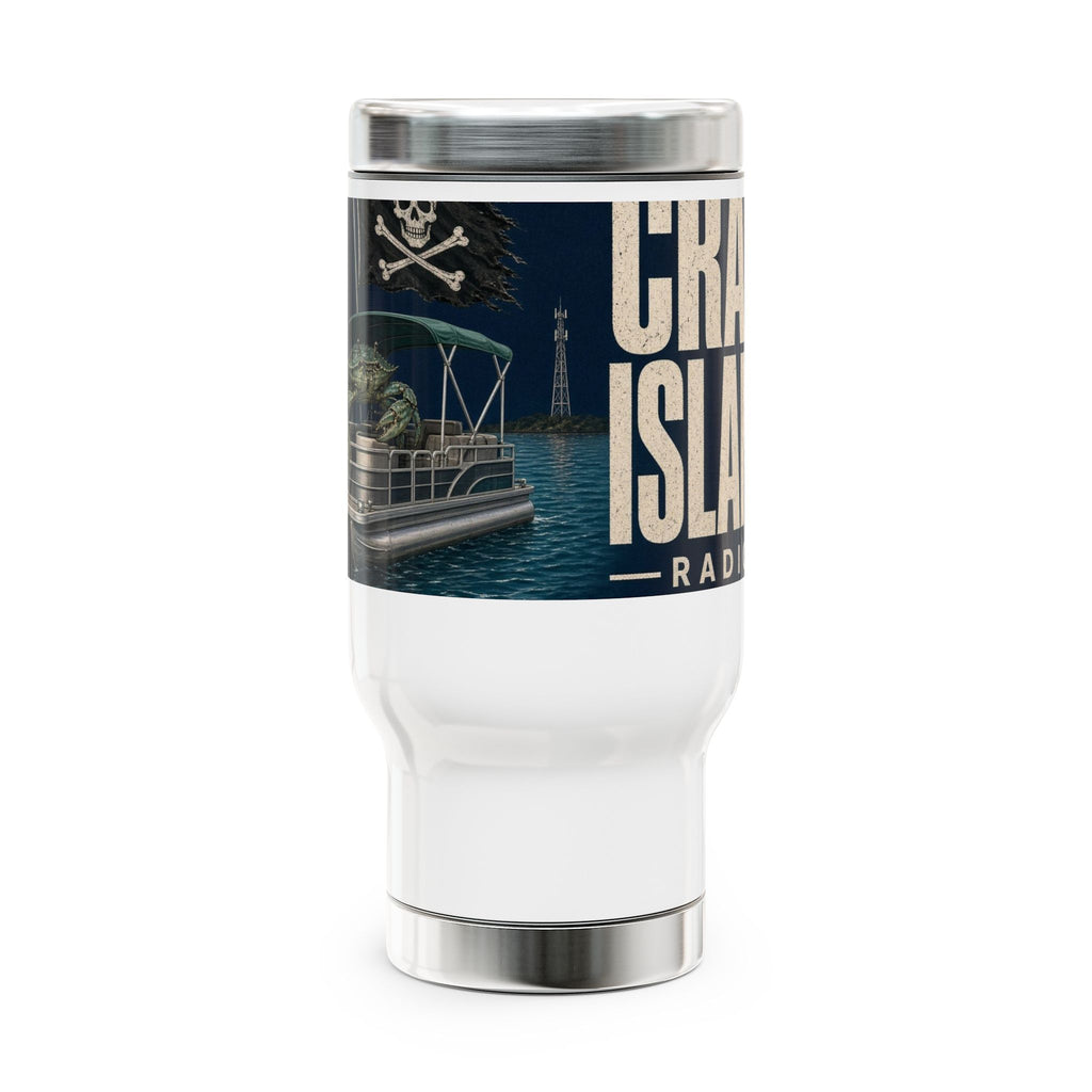 Stainless Steel Travel Mug with Handle, 14oz – Pirate Crab