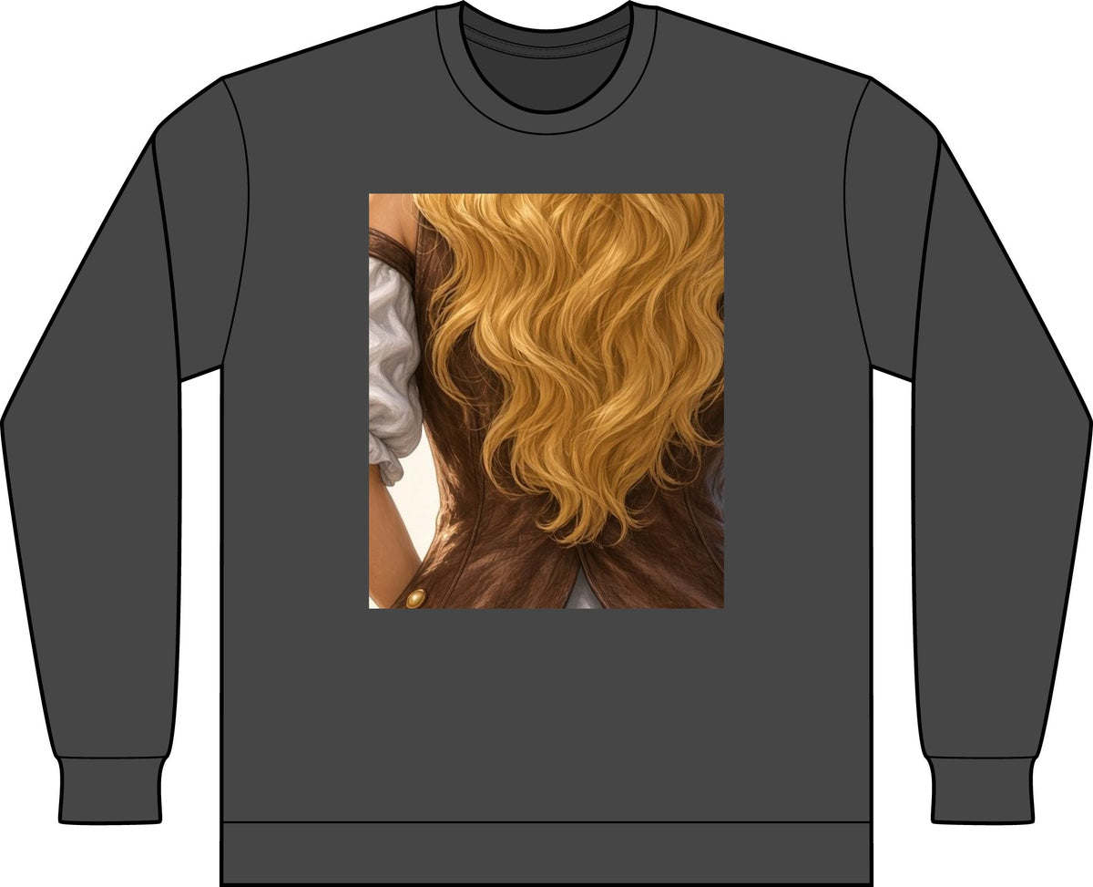 Pirate Shop Pirate Girl Sueded Long Sleeve Tee