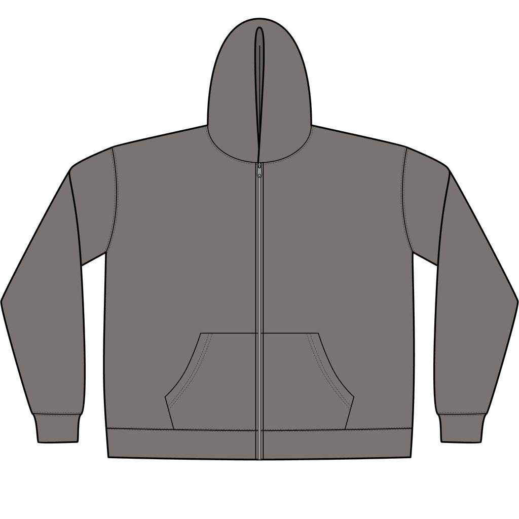 Women's Relax Faded Zip Hood – Crab Island Radio