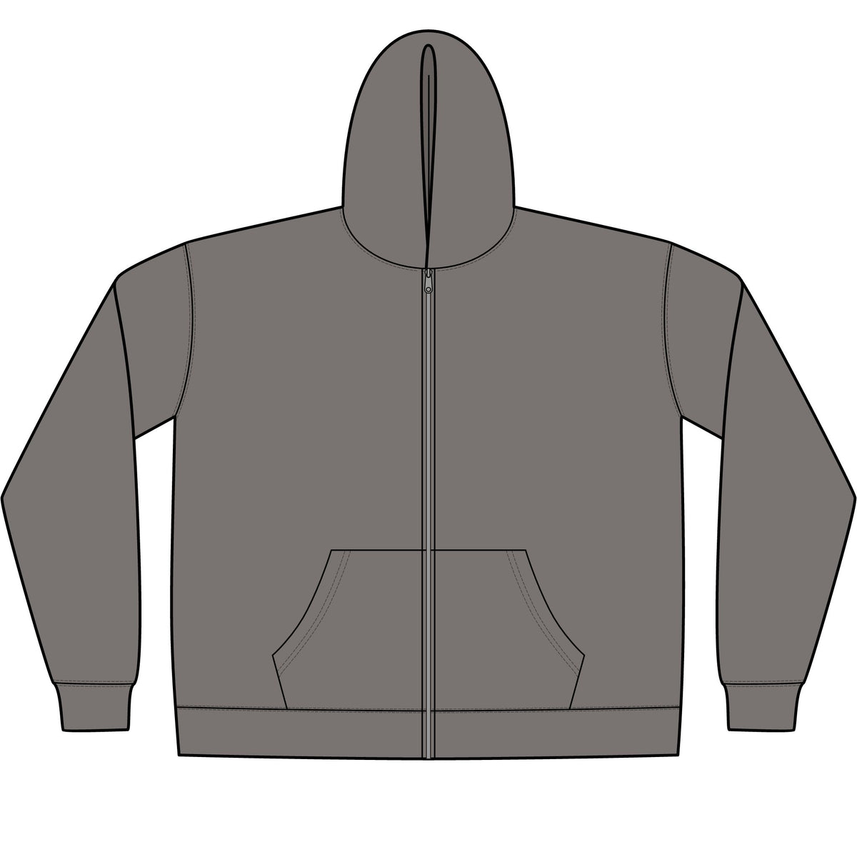 Women's Relax Faded Zip Hood – Crab Island Radio