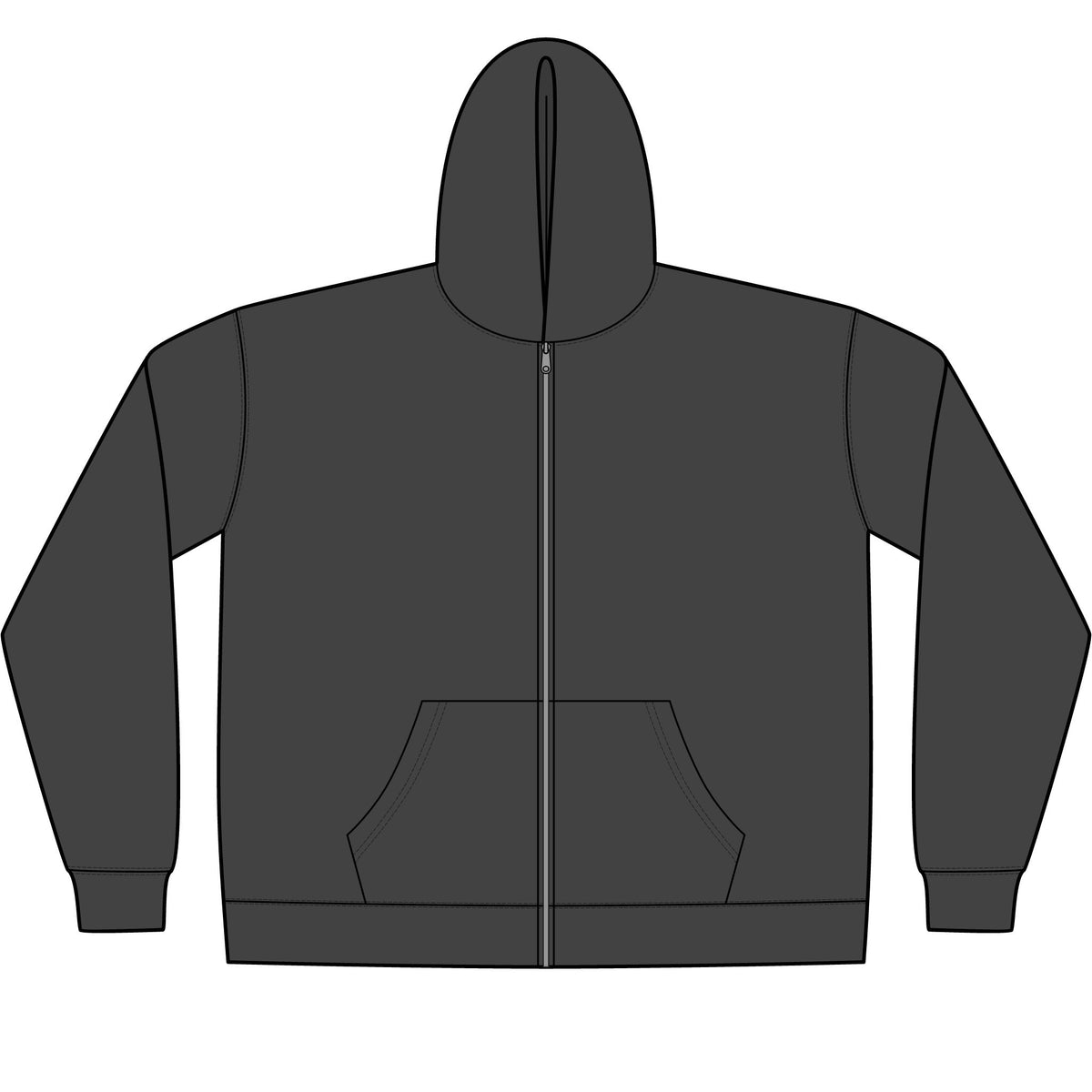 Women's Relax Faded Zip Hood – Crab Island Radio
