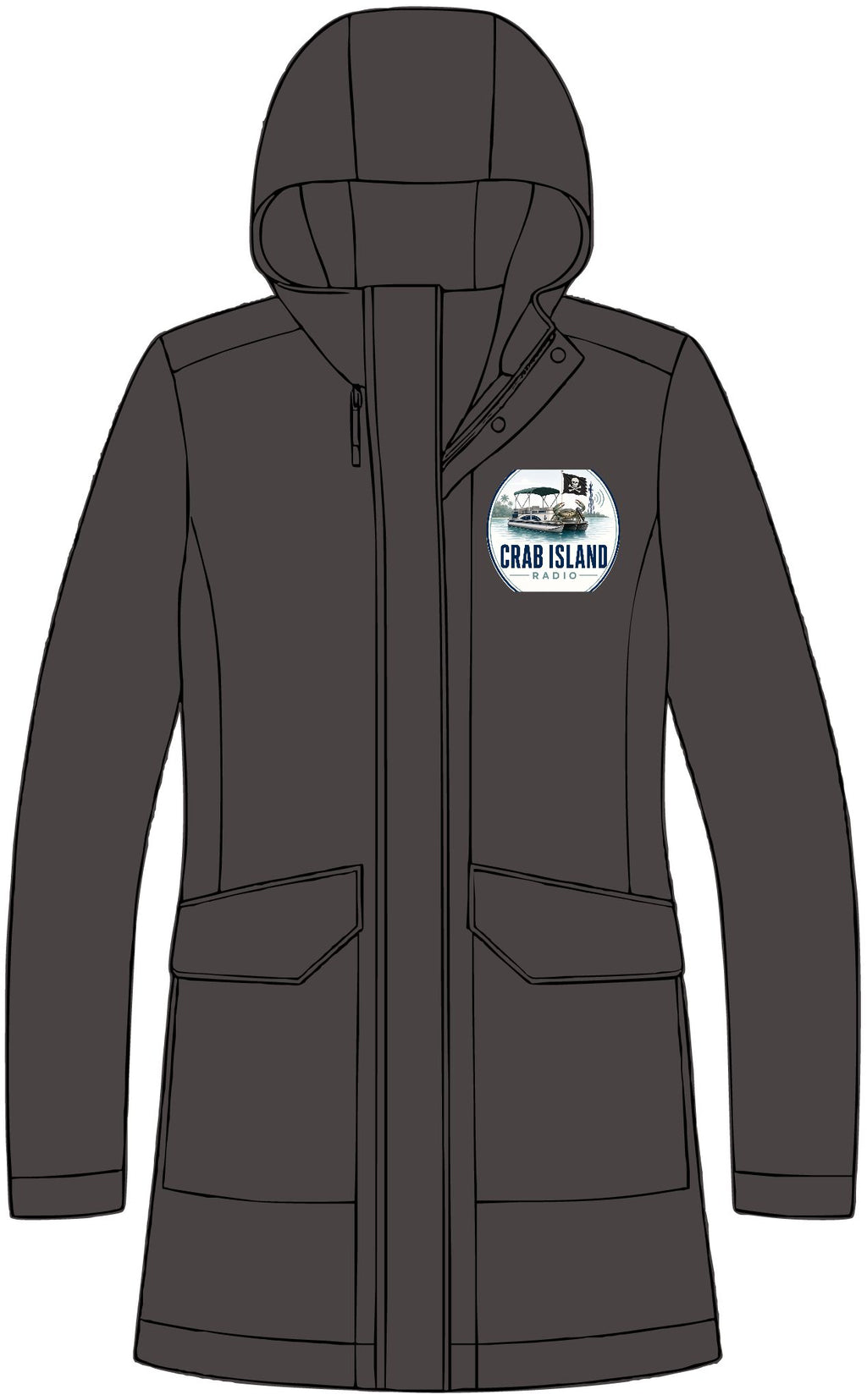 Women's Collective Outer Soft Shell Parka – Crab Island Radio