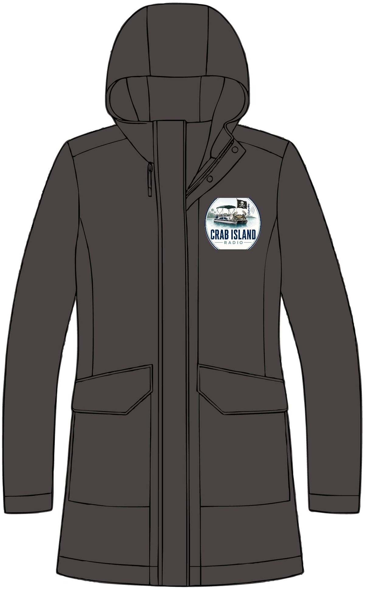 Women's Collective Outer Soft Shell Parka – Crab Island Radio