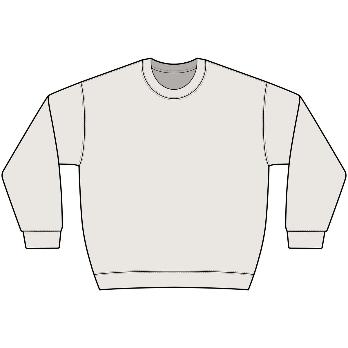 Women's Relax Faded Crew – Crab Island Radio