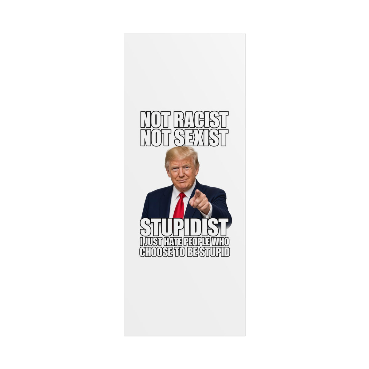 STUPIDIST Funny Meme Poster – Political Humor Wall Art