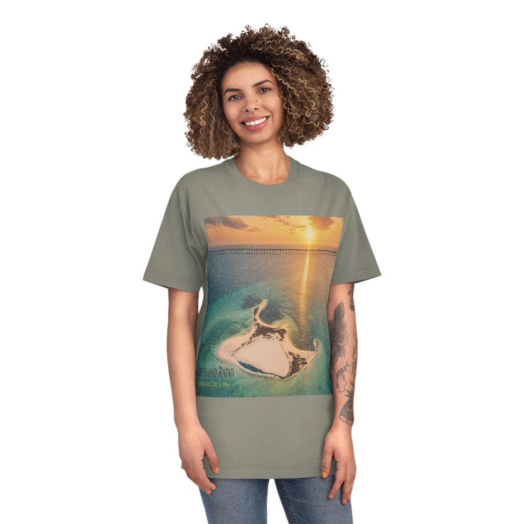 Unisex Faded Shirt – Island Sunset