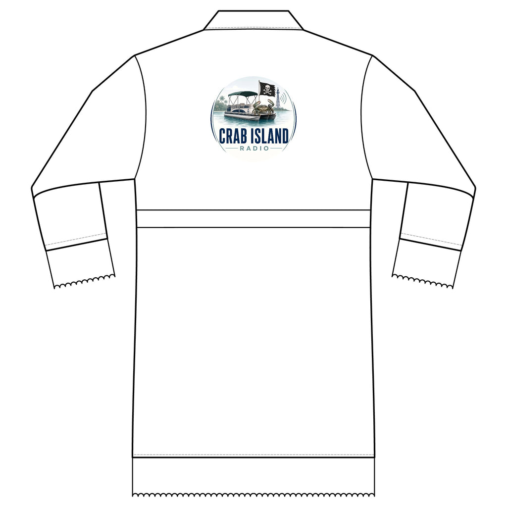 Crab Island Radio Satin Robe