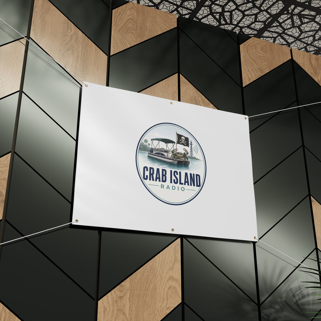 Matte Banner – Crab Island Radio