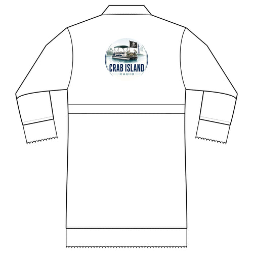 Crab Island Radio Badge Satin Robe