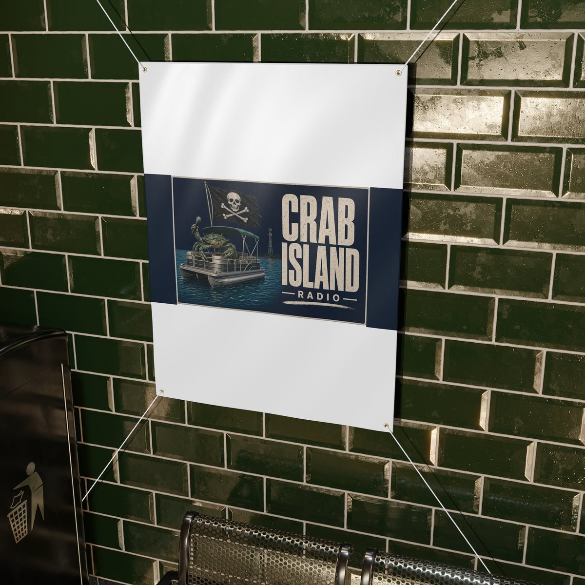 Matte Banner – Pirate Crab