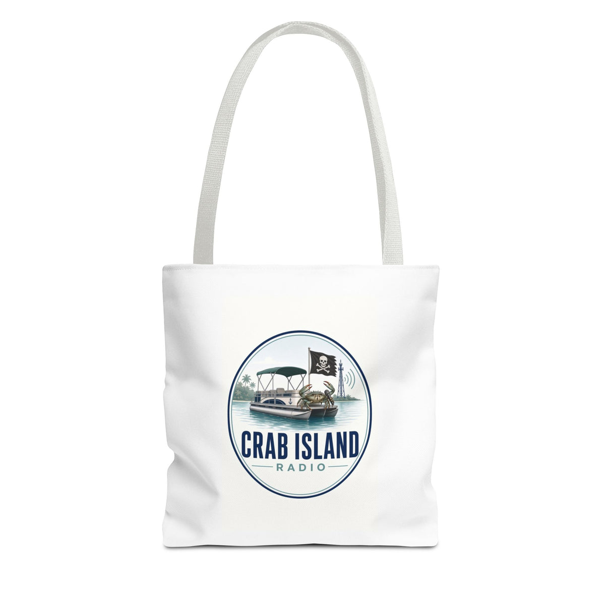 Tote Bag (AOP) – Crab Island Radio