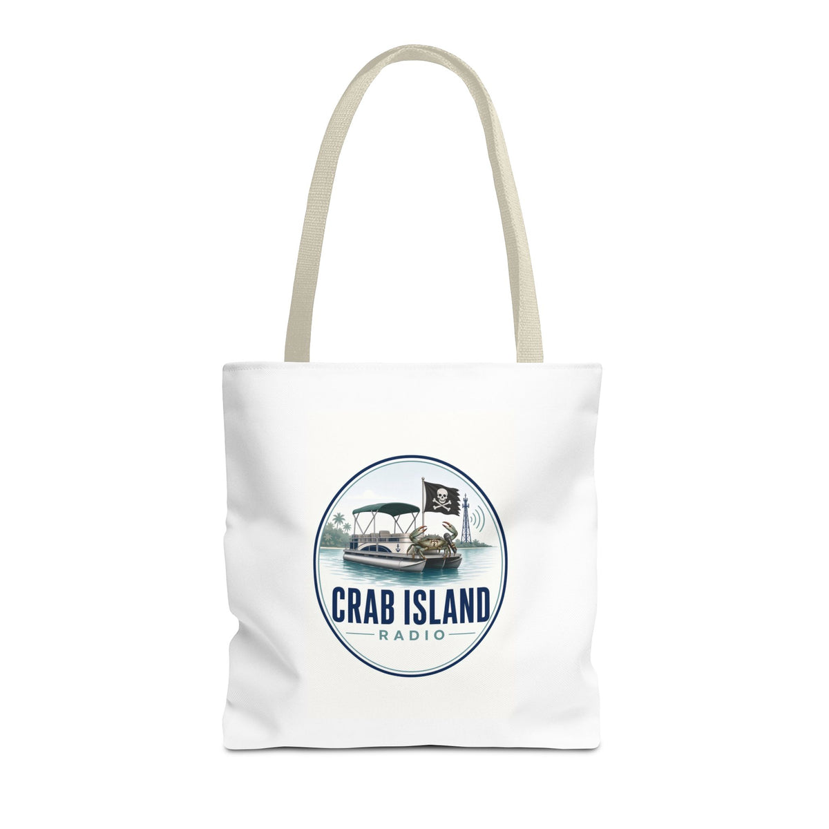 Tote Bag (AOP) – Crab Island Radio