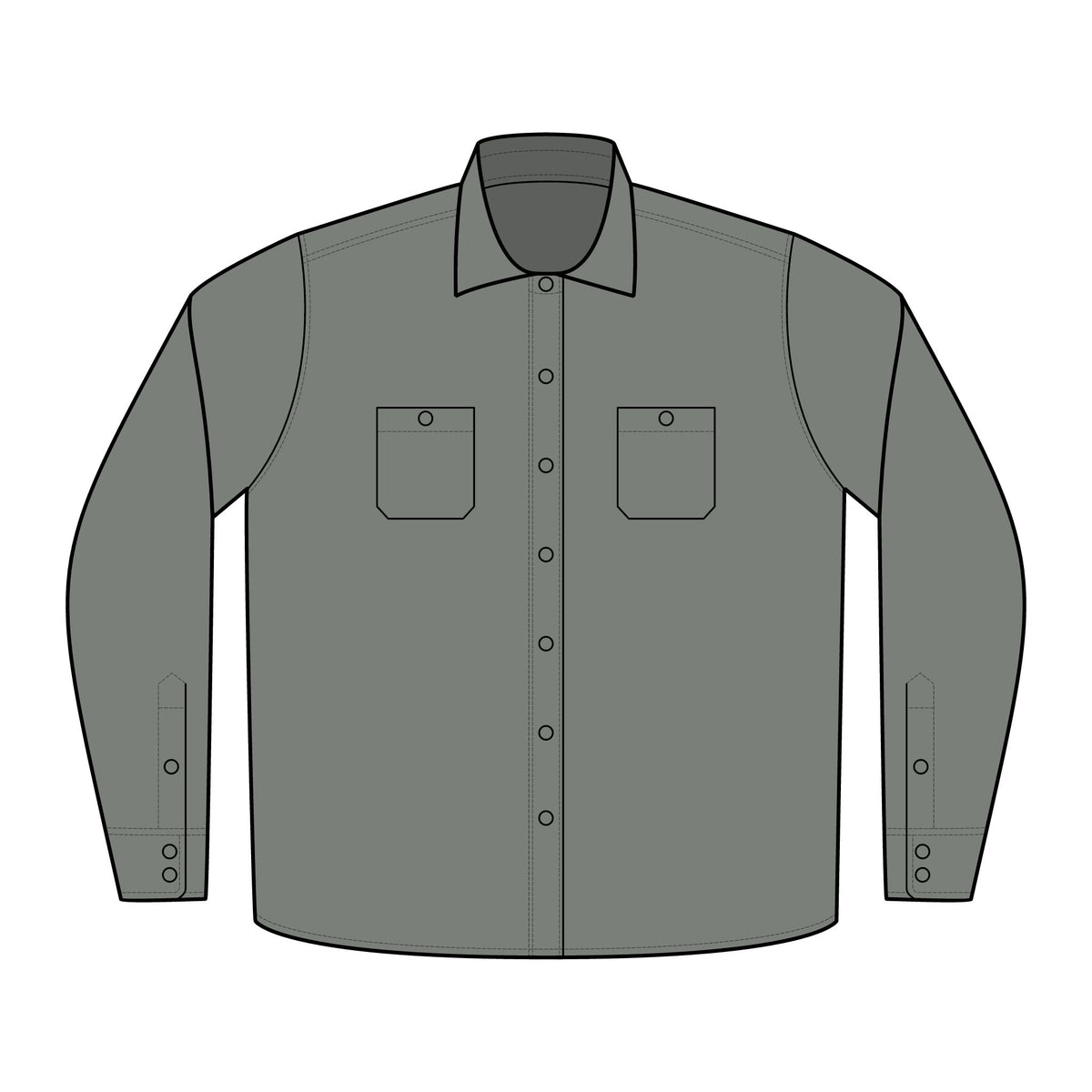 Women's Slub Chambray Shirt – Crab Island Radio