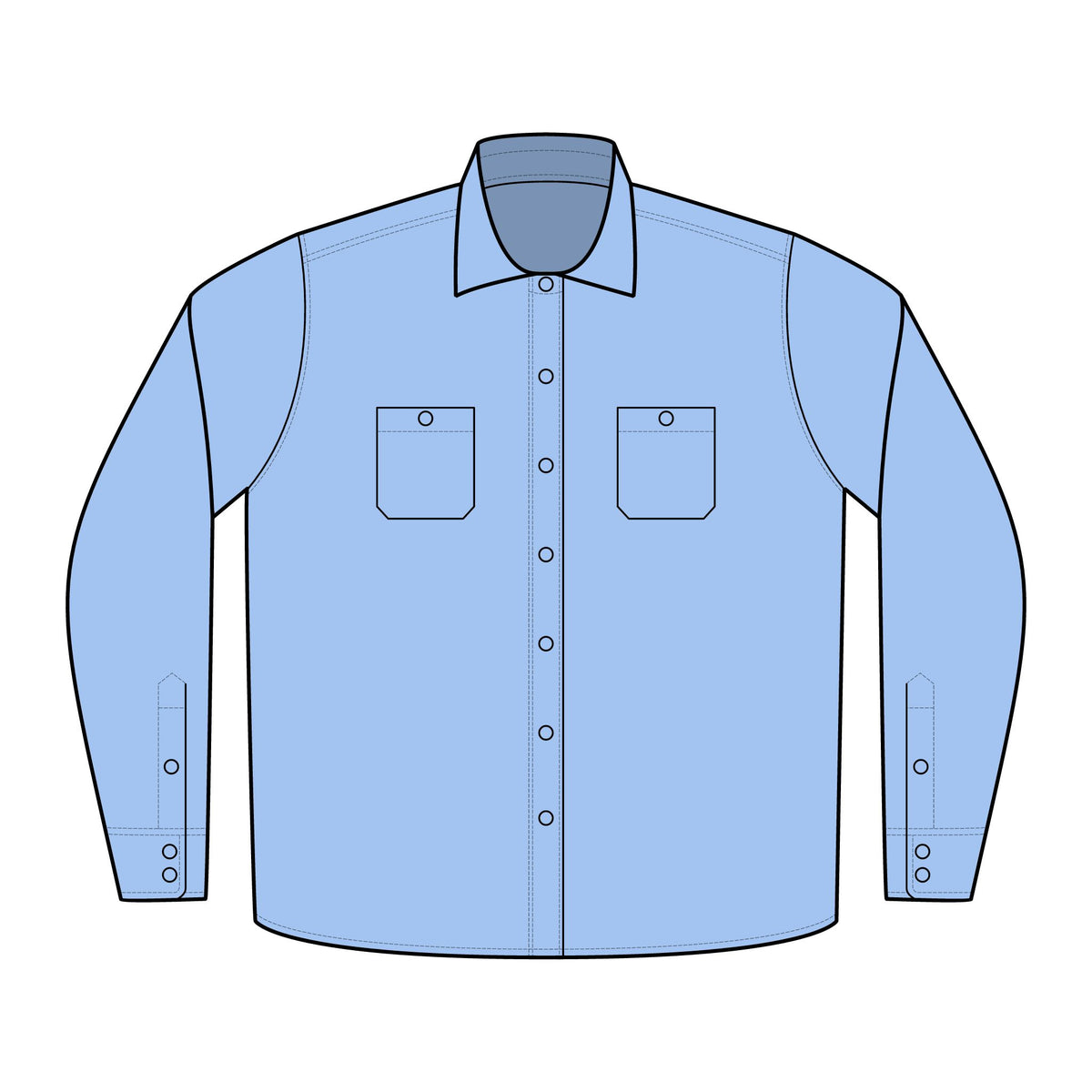 Women's Slub Chambray Shirt – Crab Island Radio