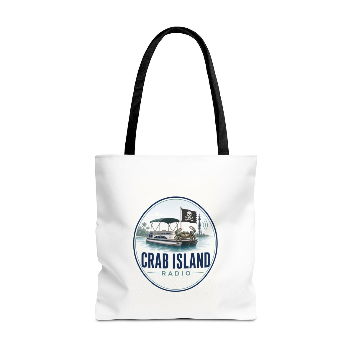 Tote Bag (AOP) – Crab Island Radio