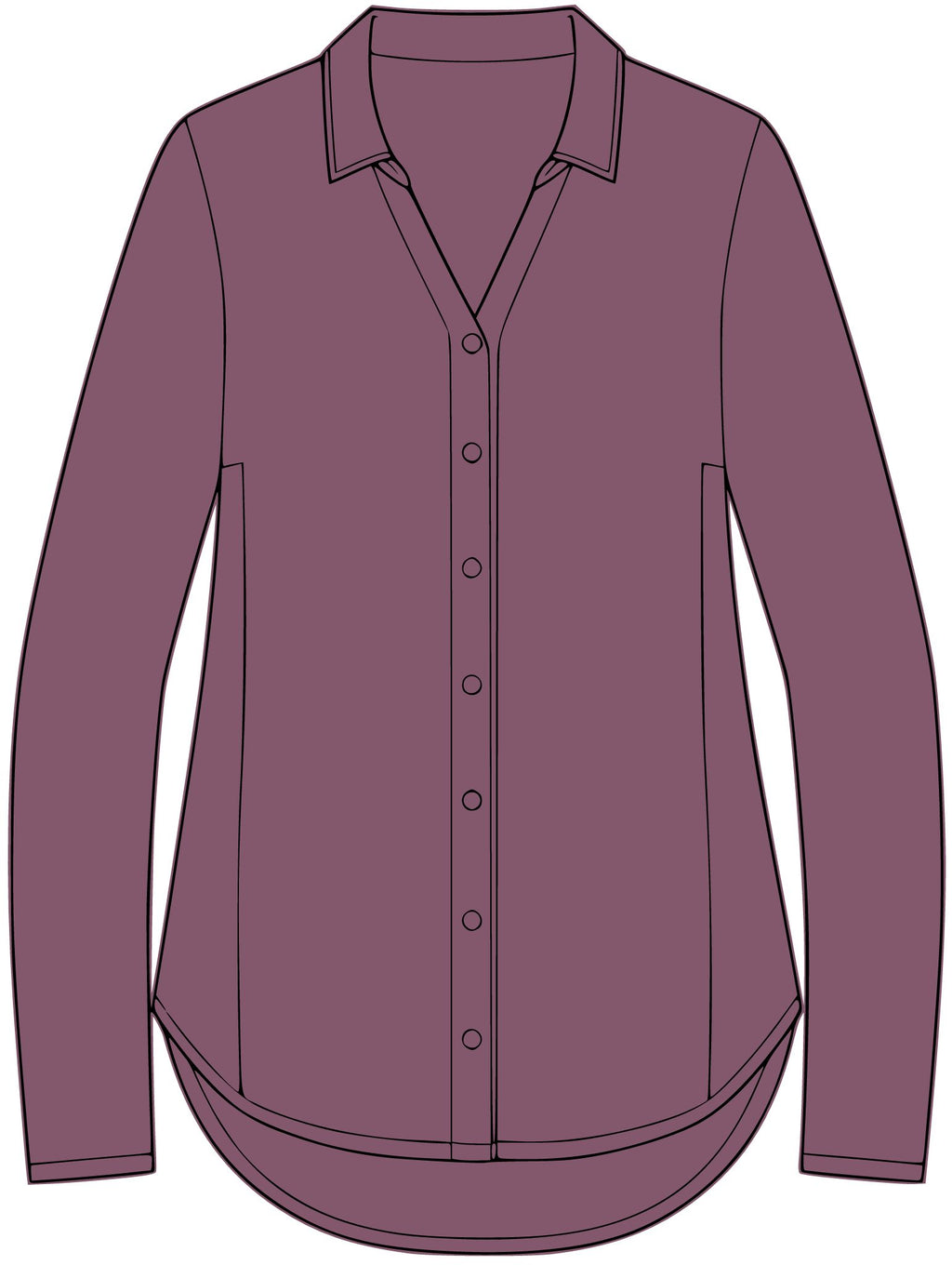 Women's Luxe Knit Button Tunic – Crab Island Radio