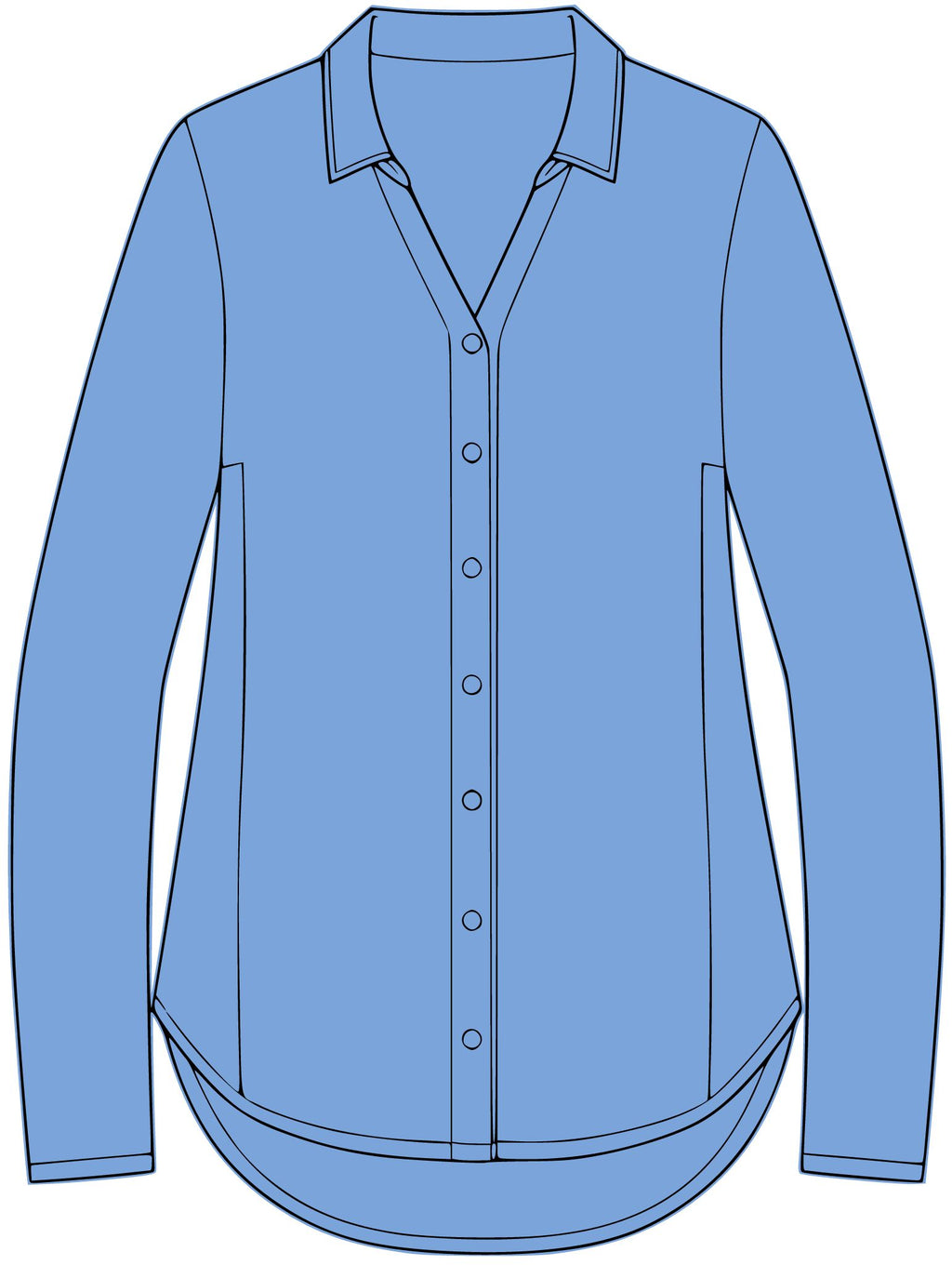 Women's Luxe Knit Button Tunic – Crab Island Radio