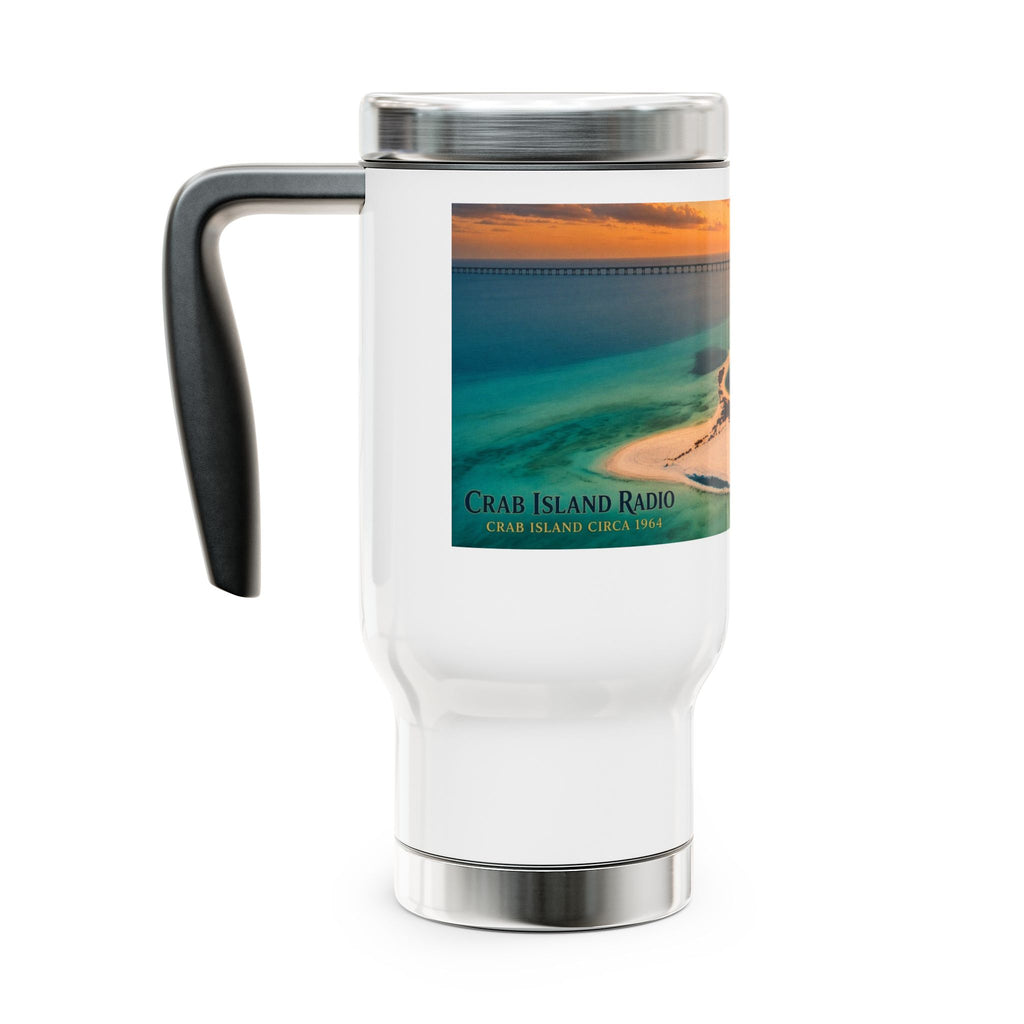 Stainless Steel Travel Mug with Handle, 14oz – Island Sunset