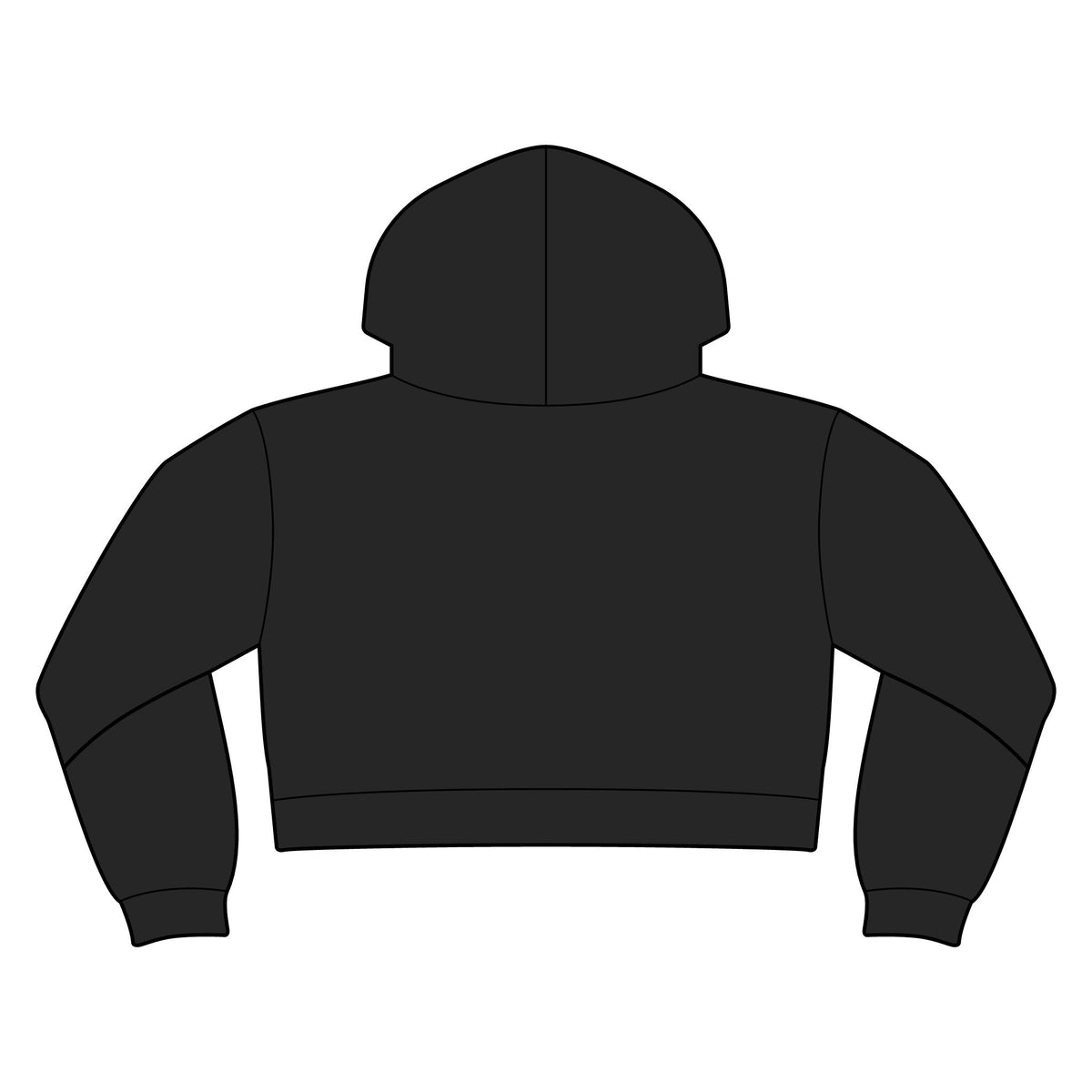 Women's Relax Crop Hood – Crab Island Radio