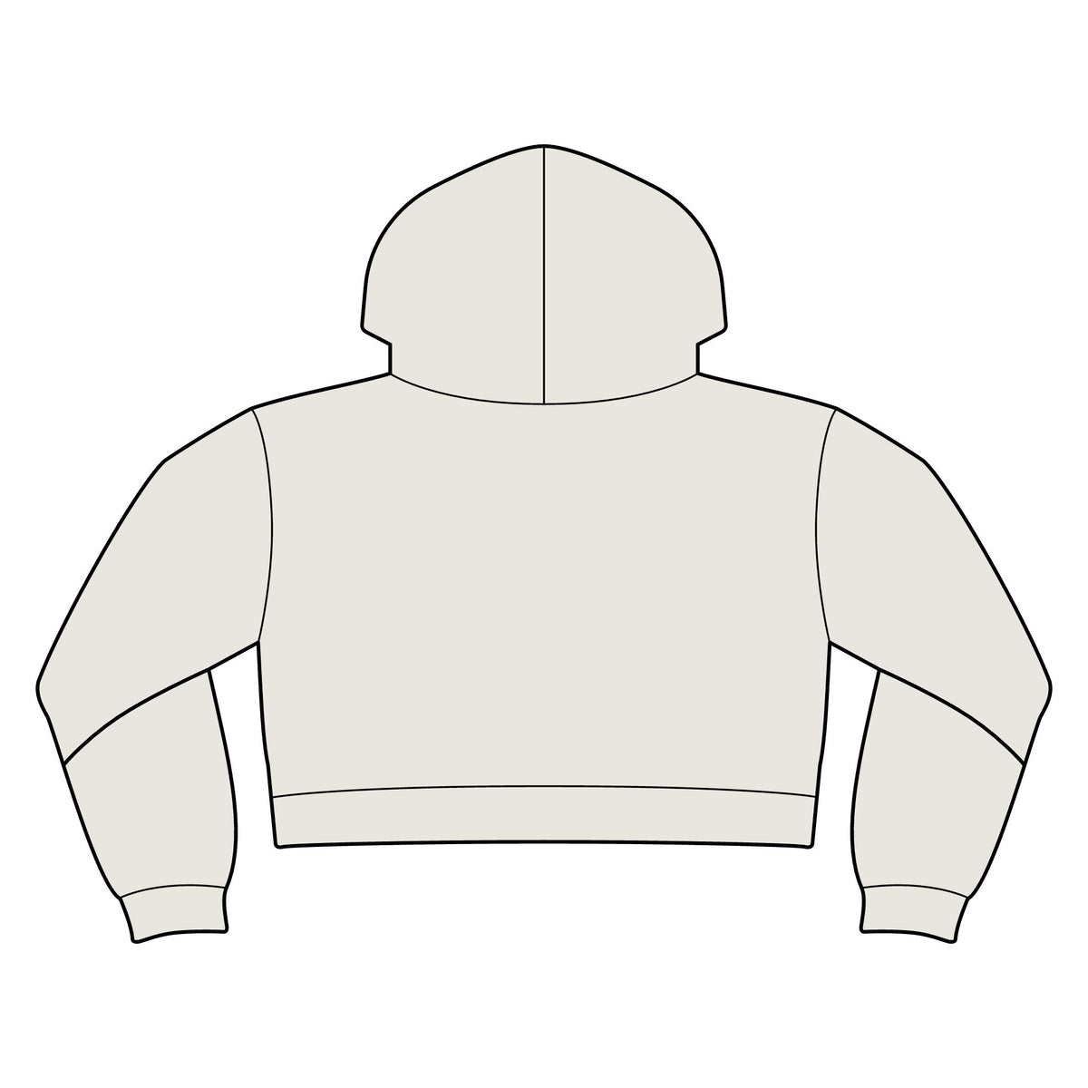Women's Relax Crop Hood – Crab Island Radio