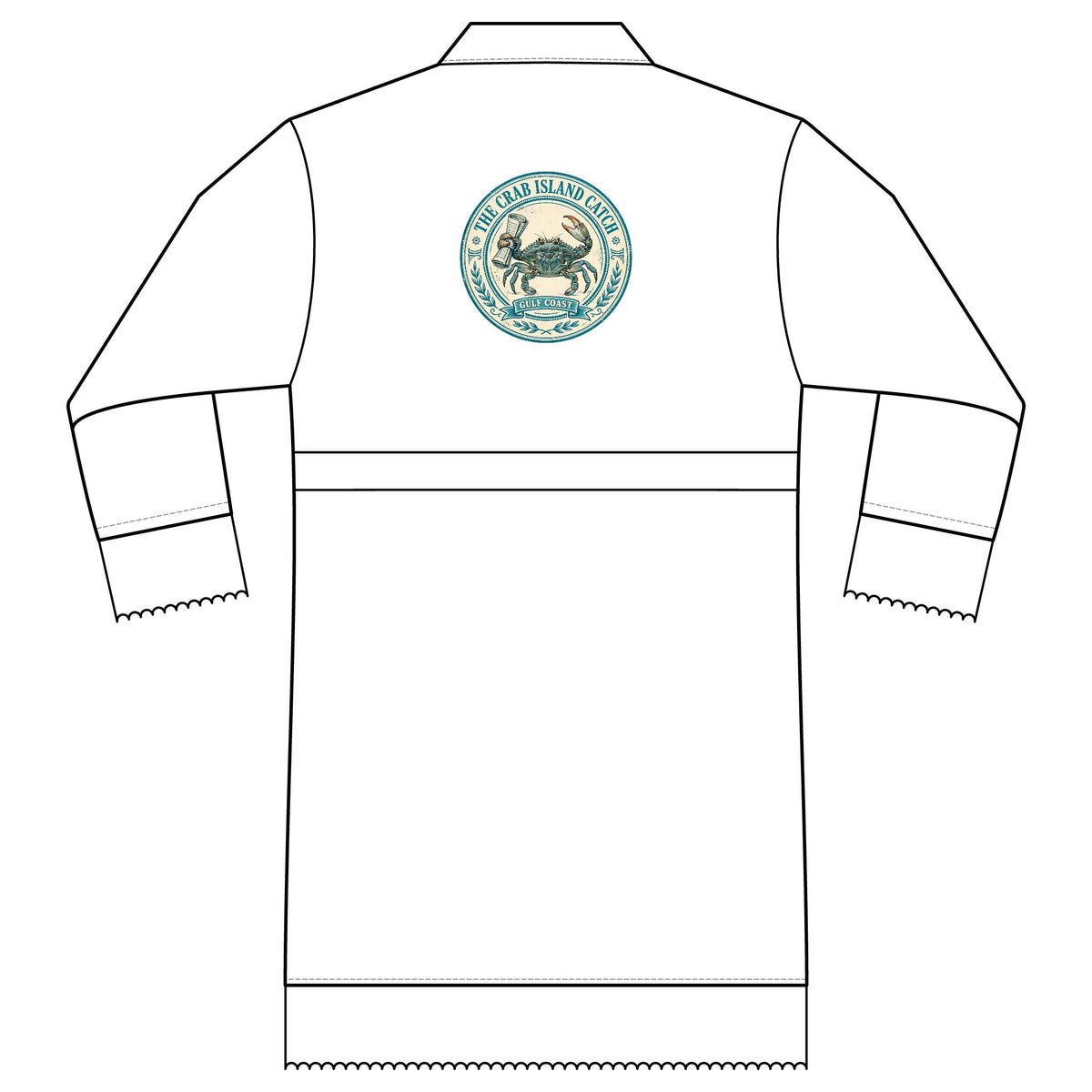 The Crab Island Catch Satin Robe