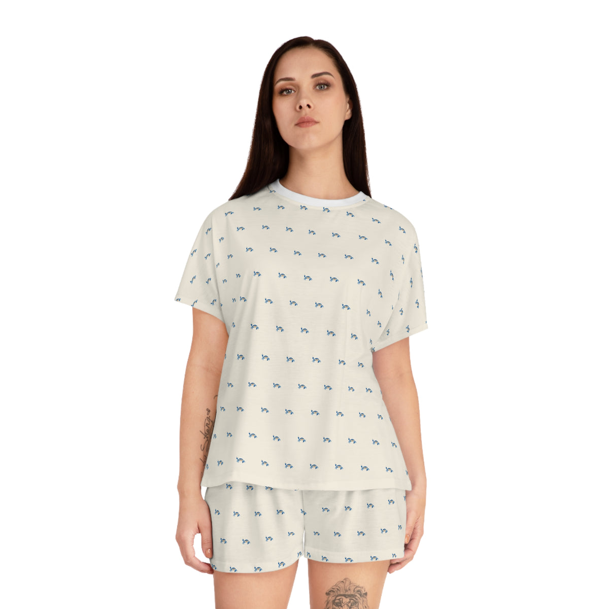 Women's Short Pajama Set (AOP) – Ouchy Dots