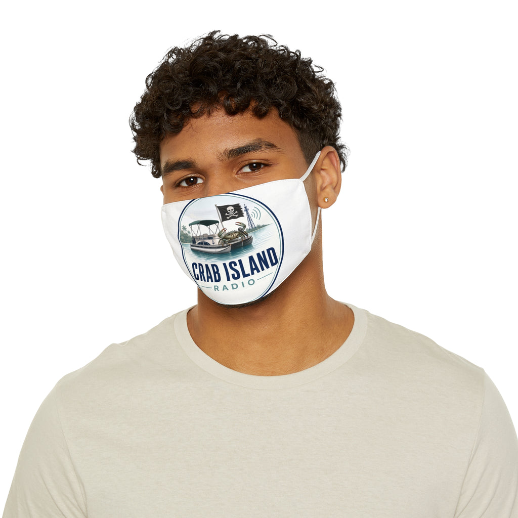 Snug-Fit Polyester Face Mask – Crab Island Radio