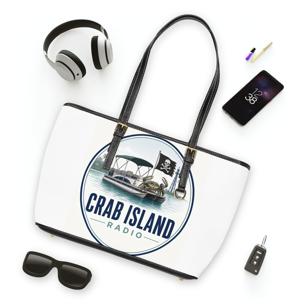 PU Leather Shoulder Bag – Crab Island Radio
