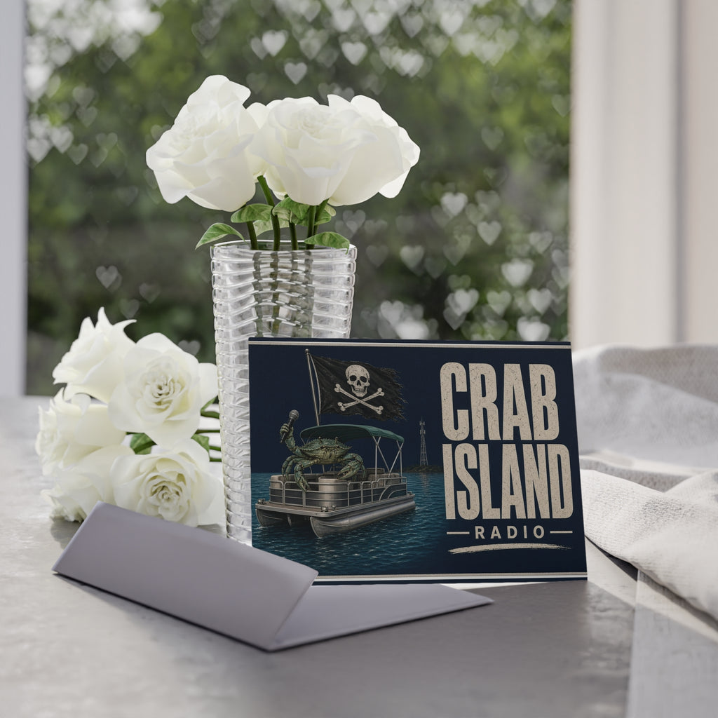 Holiday Cards (One-sided print) – Pirate Crab